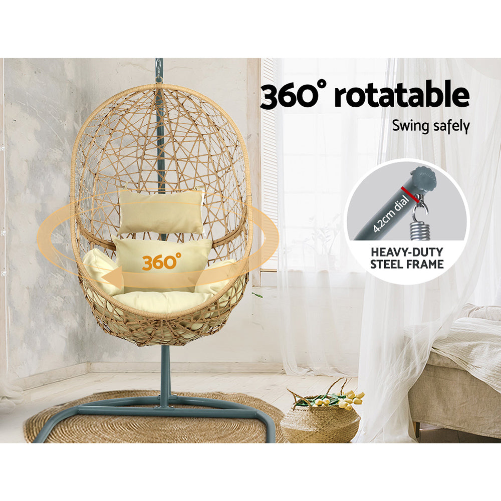 gardeon-swing-chair-egg-hammock-with-stand-outdoor-furniture-wicker-seat-yellow