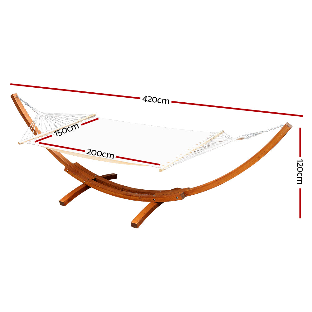 gardeon-double-hammock-with-wooden-hammock-stand