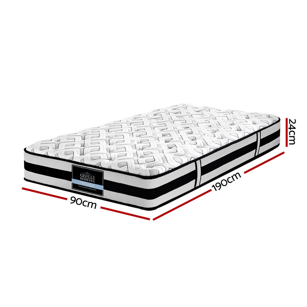 giselle-bedding-rumba-tight-top-pocket-spring-mattress-24cm-thick-single