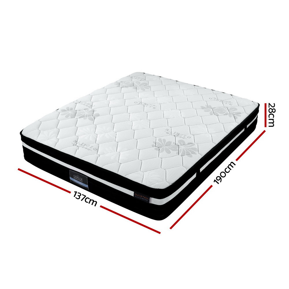 giselle-double-bed-mattress-size-extra-firm-7-zone-pocket-spring-foam-28cm