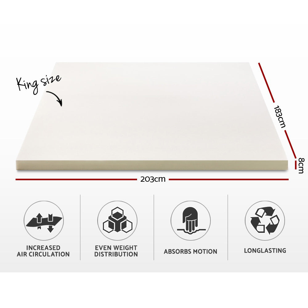 giselle-bedding-memory-foam-mattress-topper-w-cover-8cm-king