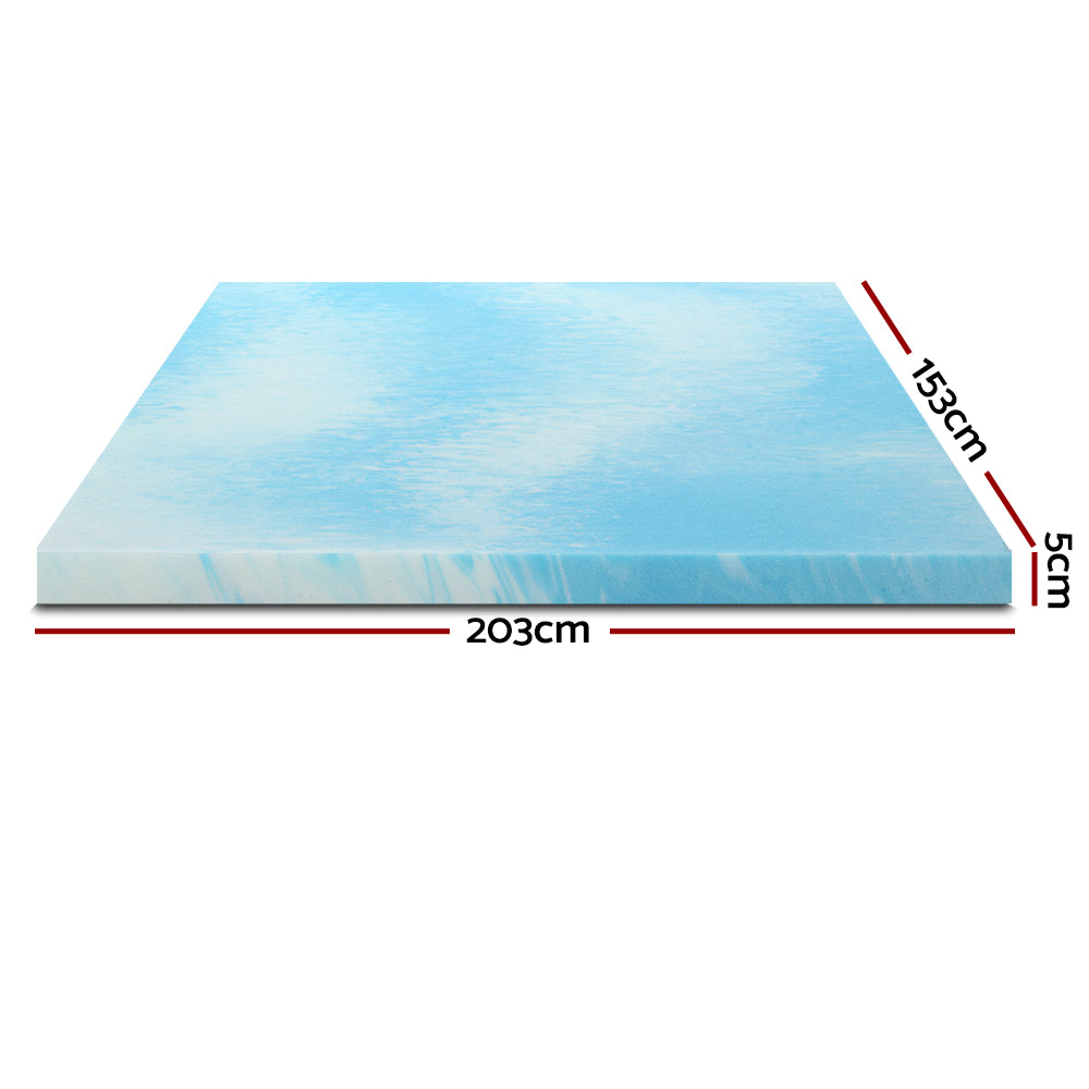 giselle-cool-gel-memory-foam-topper-mattress-toppers-w-bamboo-cover-5cm-queen