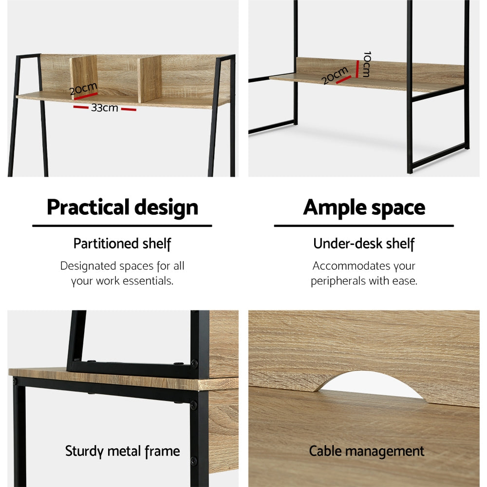 artiss-computer-desk-office-desks-study-table-workstation-bookshelf-storage