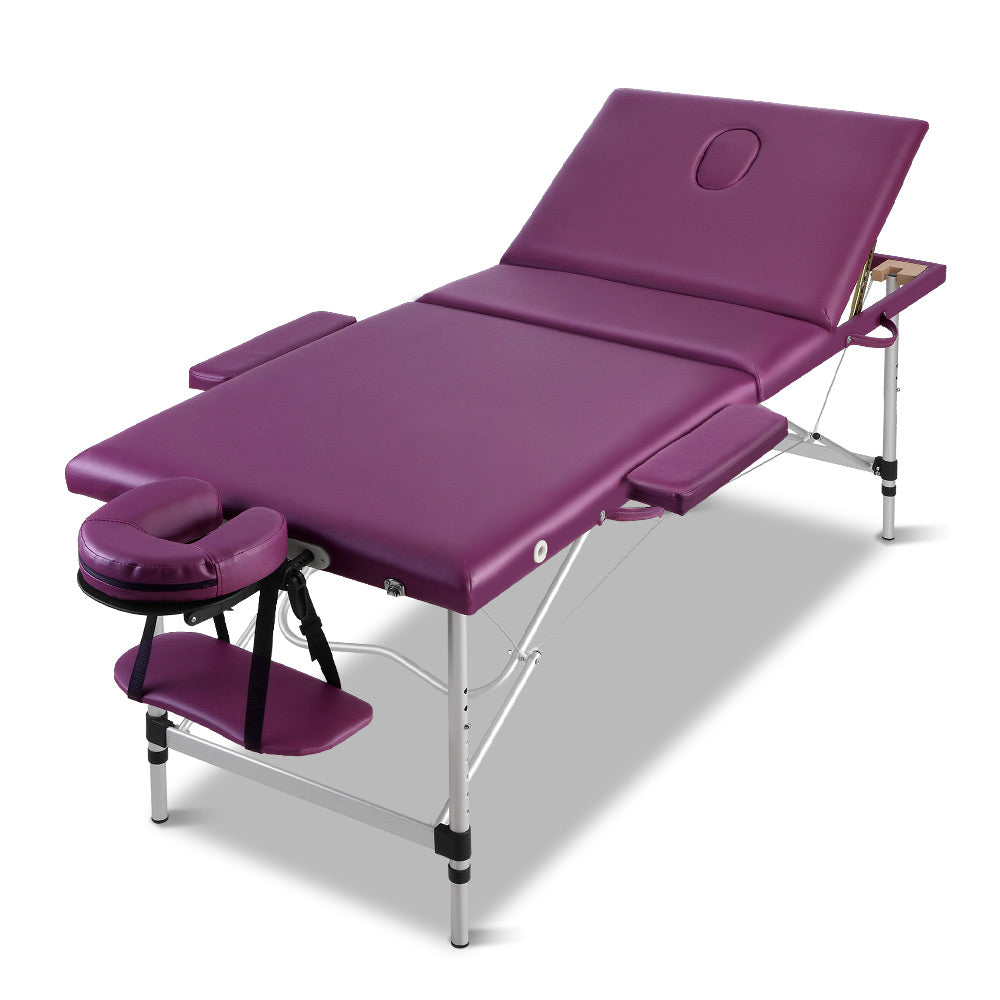 zenses-3-fold-portable-aluminium-massage-table-massage-bed-beauty-therapy-purple-75cm