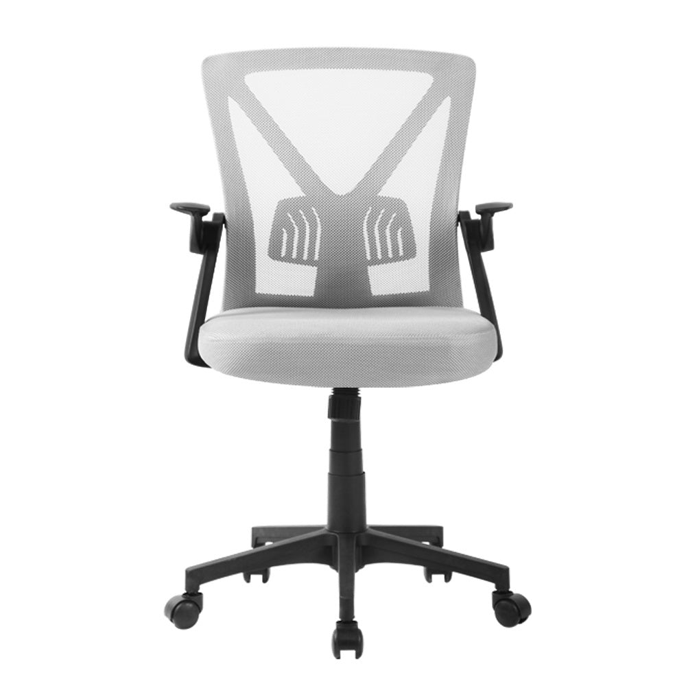 artiss-office-chair-gaming-executive-computer-chairs-study-mesh-seat-tilt-grey