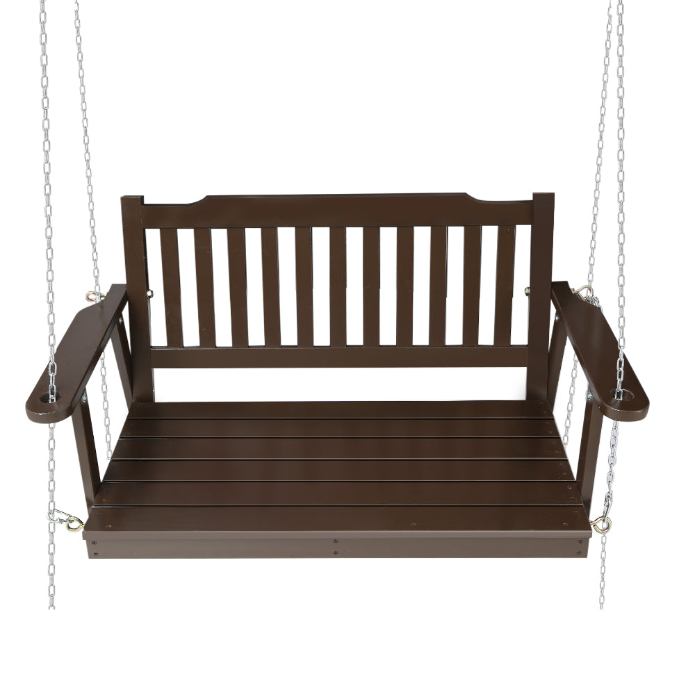 gardeon-porch-swing-chair-with-chain-garden-bench-outdoor-furniture-wooden-brown