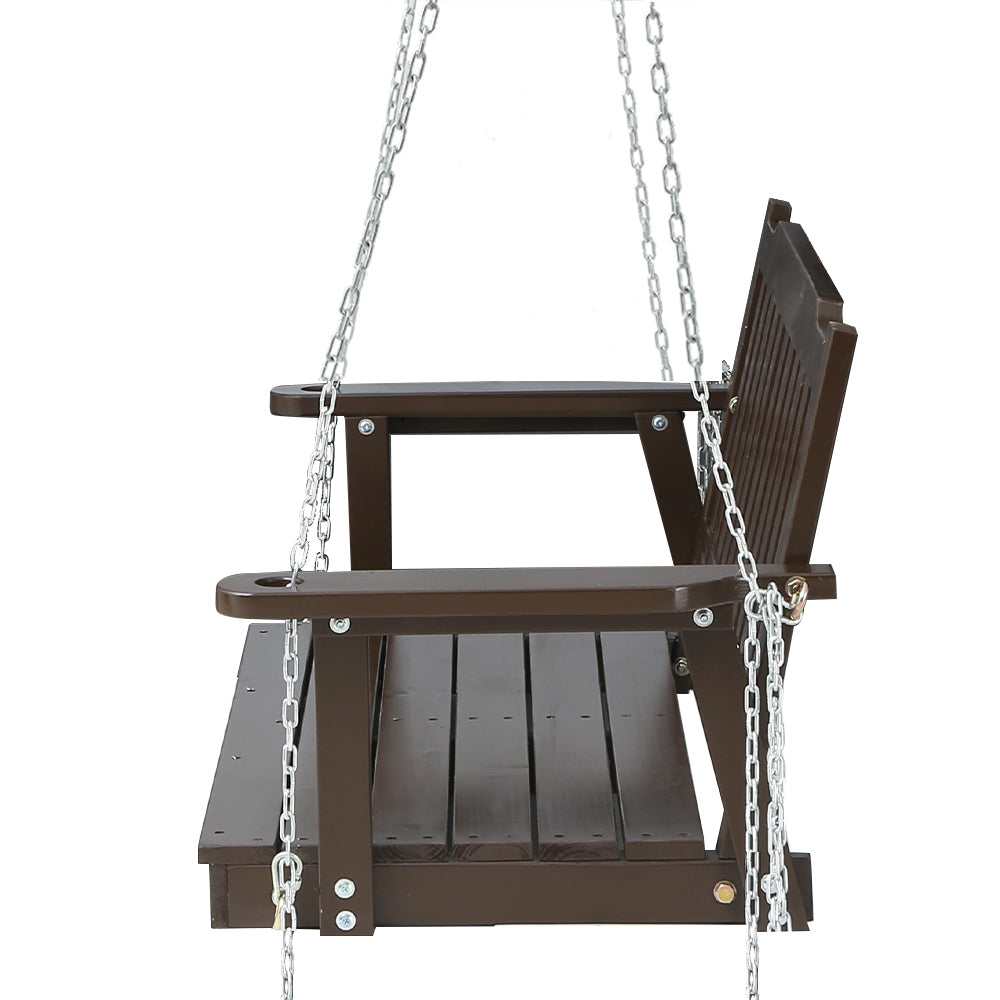 gardeon-porch-swing-chair-with-chain-garden-bench-outdoor-furniture-wooden-brown