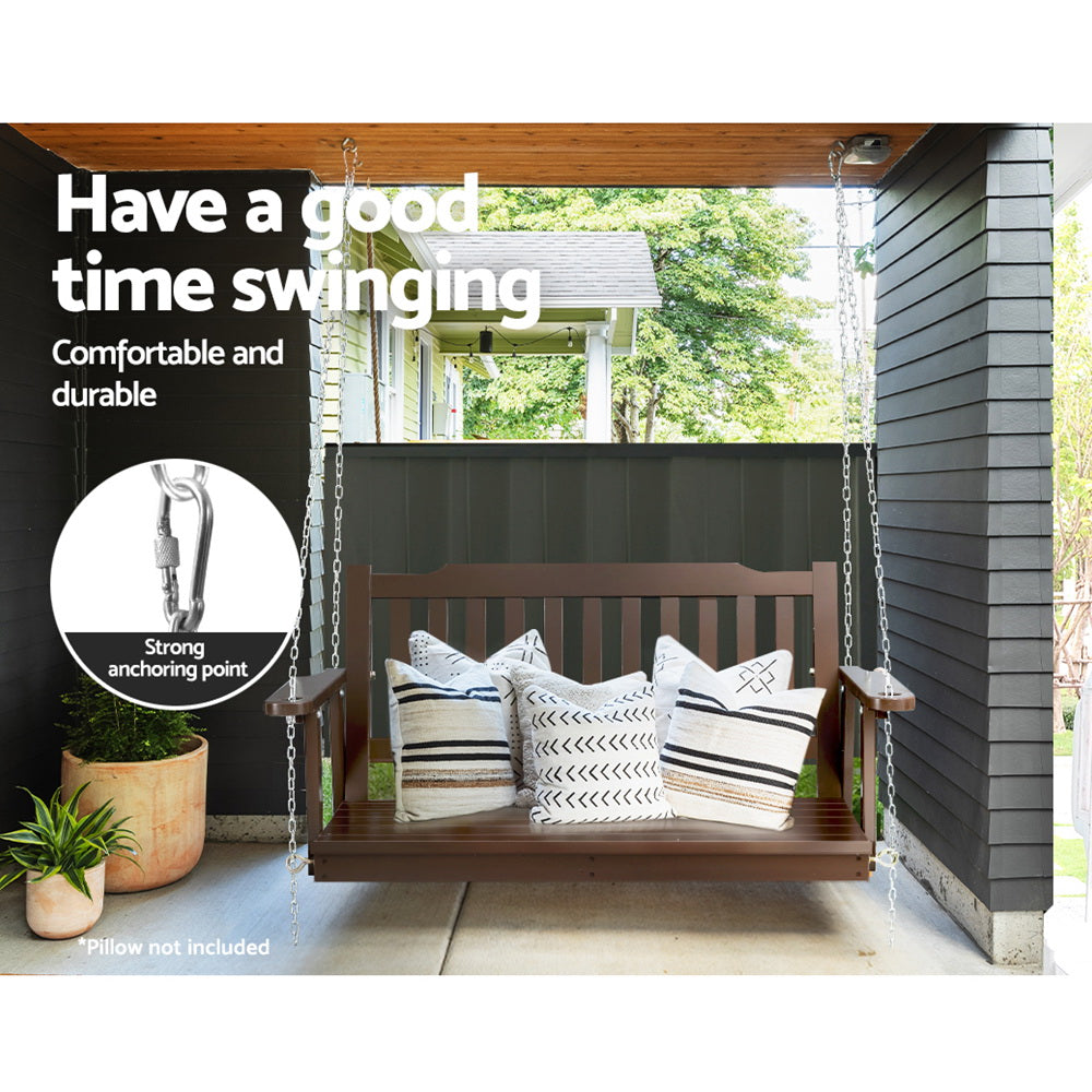 gardeon-porch-swing-chair-with-chain-garden-bench-outdoor-furniture-wooden-brown