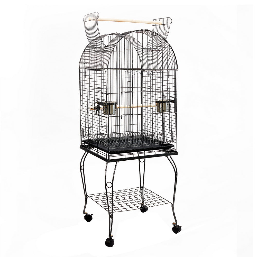 i-pet-large-bird-cage-with-perch-black