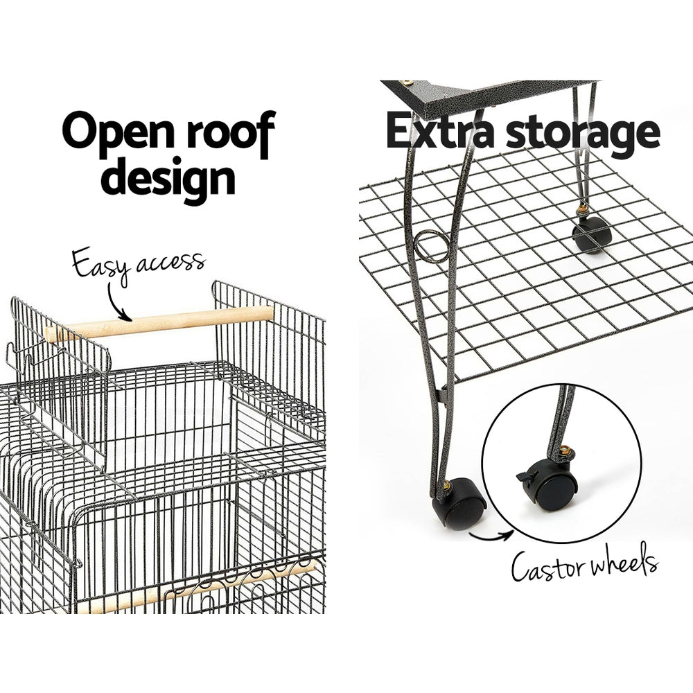 i-pet-large-bird-cage-with-perch-black-1