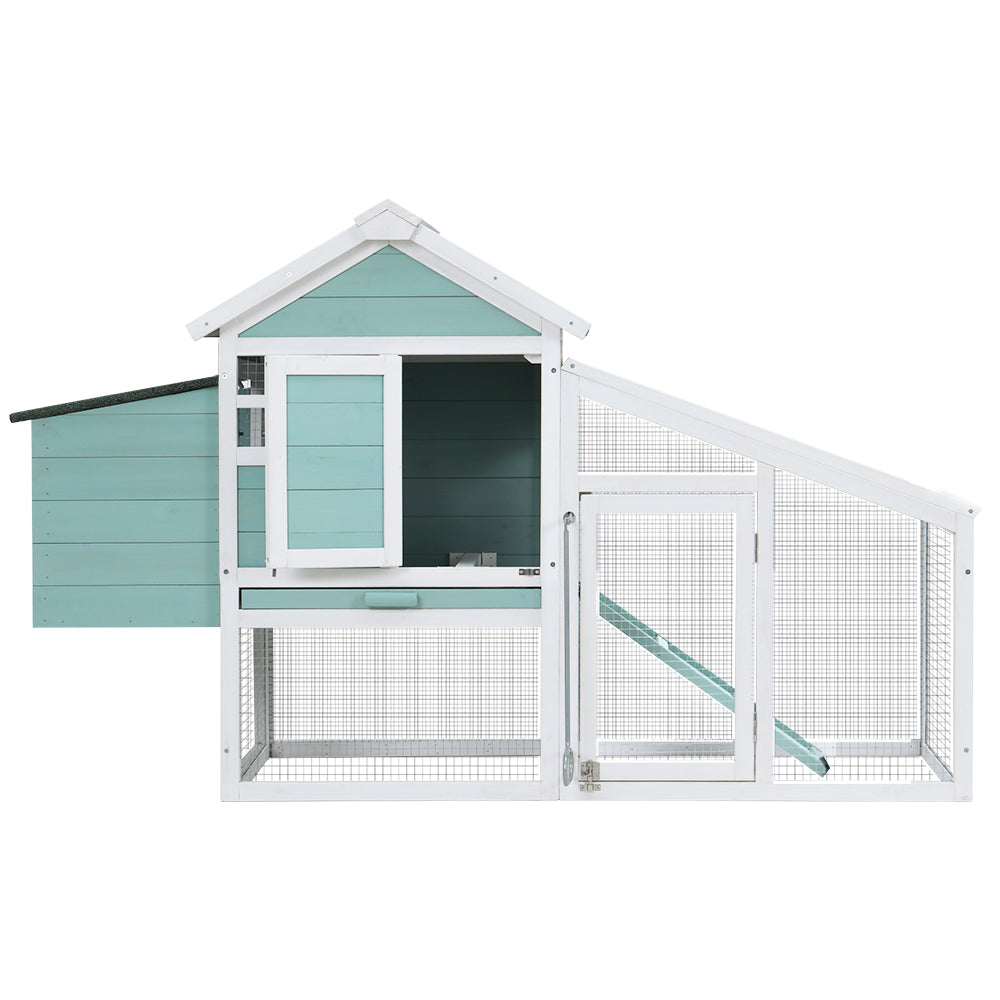 i-pet-chicken-coop-rabbit-hutch-large-house-run-cage-wooden-outdoor-pet-hutch