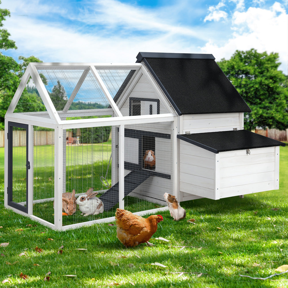 i-pet-chicken-coop-rabbit-hutch-large-house-run-cage-wooden-outdoor-pet-hutch