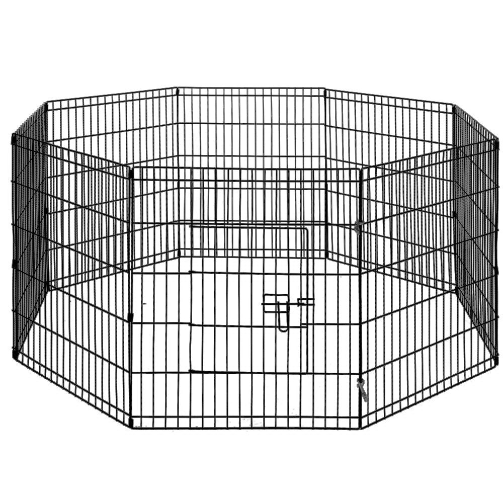 i-pet-pet-dog-playpen-2x30-8-panel-puppy-exercise-cage-enclosure-fence