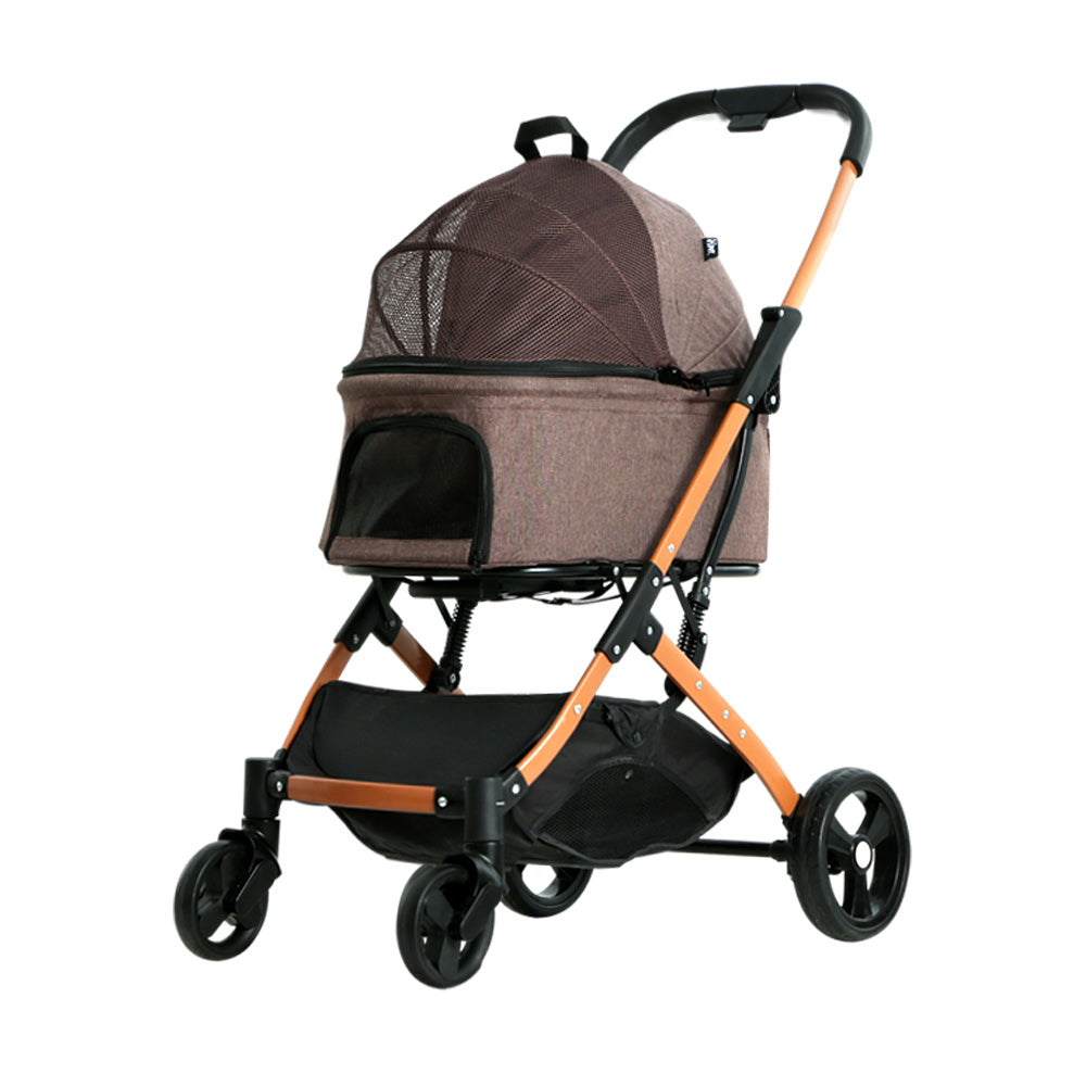 i-pet-pet-stroller-dog-pram-large-cat-carrier-travel-pushchair-foldable-4-wheels