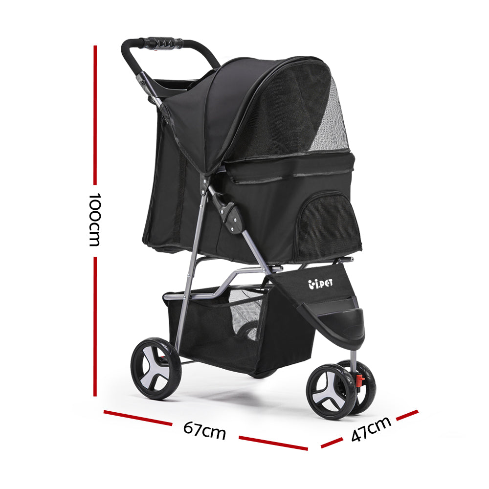 i-pet-3-wheel-pet-stroller-black