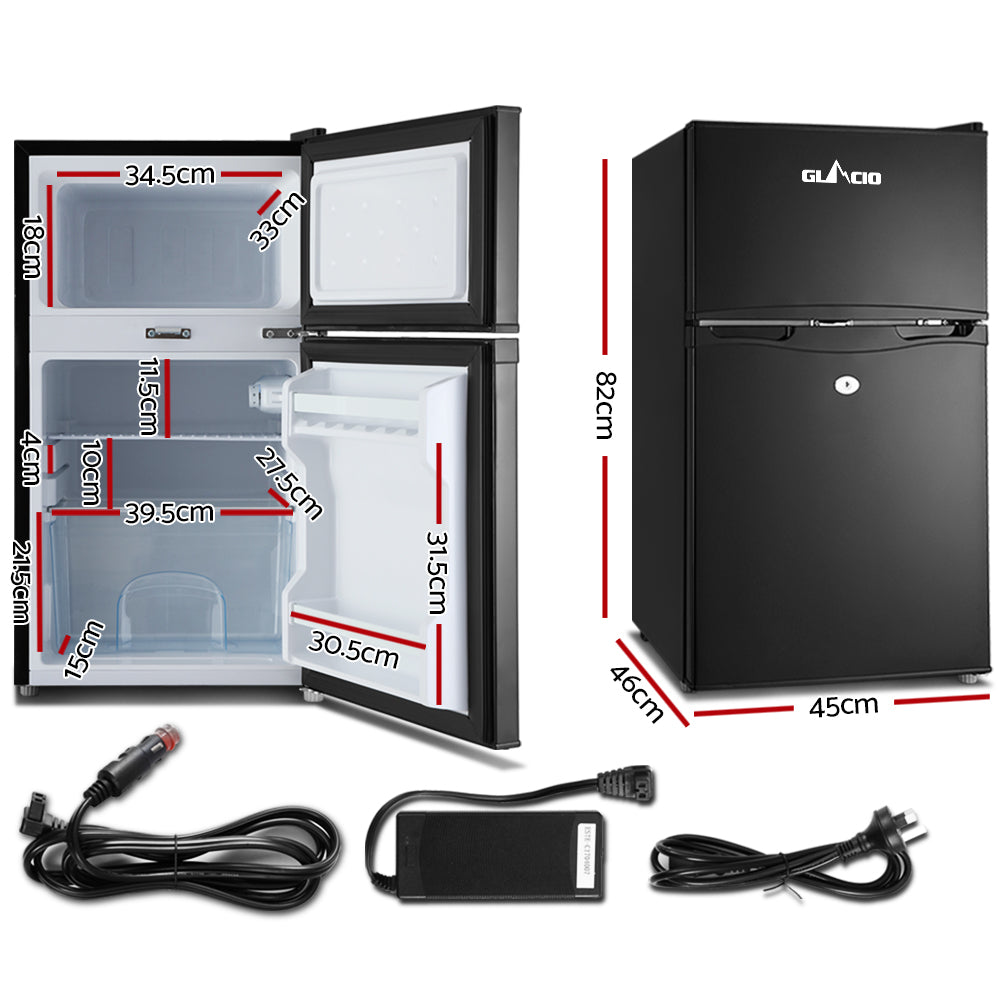 glacio-90l-portable-fridge-bar-freezer-cooler-upright-12v-24v-240v-caravan-car