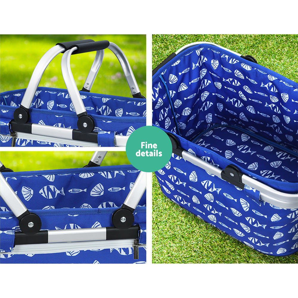 alfresco-picnic-bag-basket-foldinghamper-camping-hiking-insulated