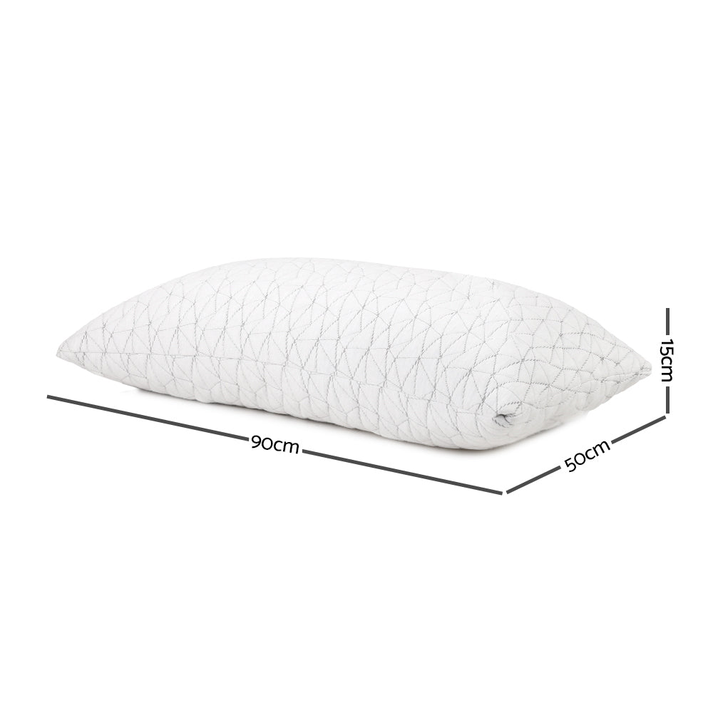 giselle-bedding-set-of-2-rayon-king-memory-foam-pillow