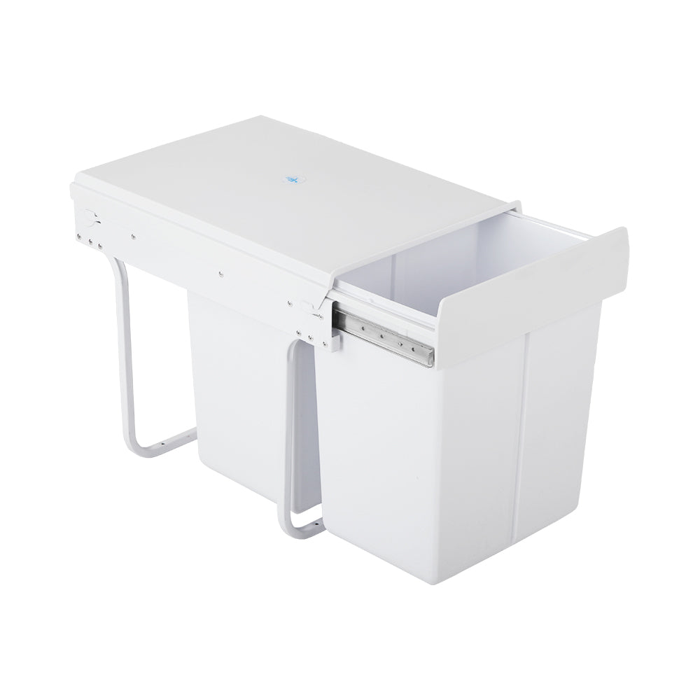 cefito-2x20l-pull-out-bin-white