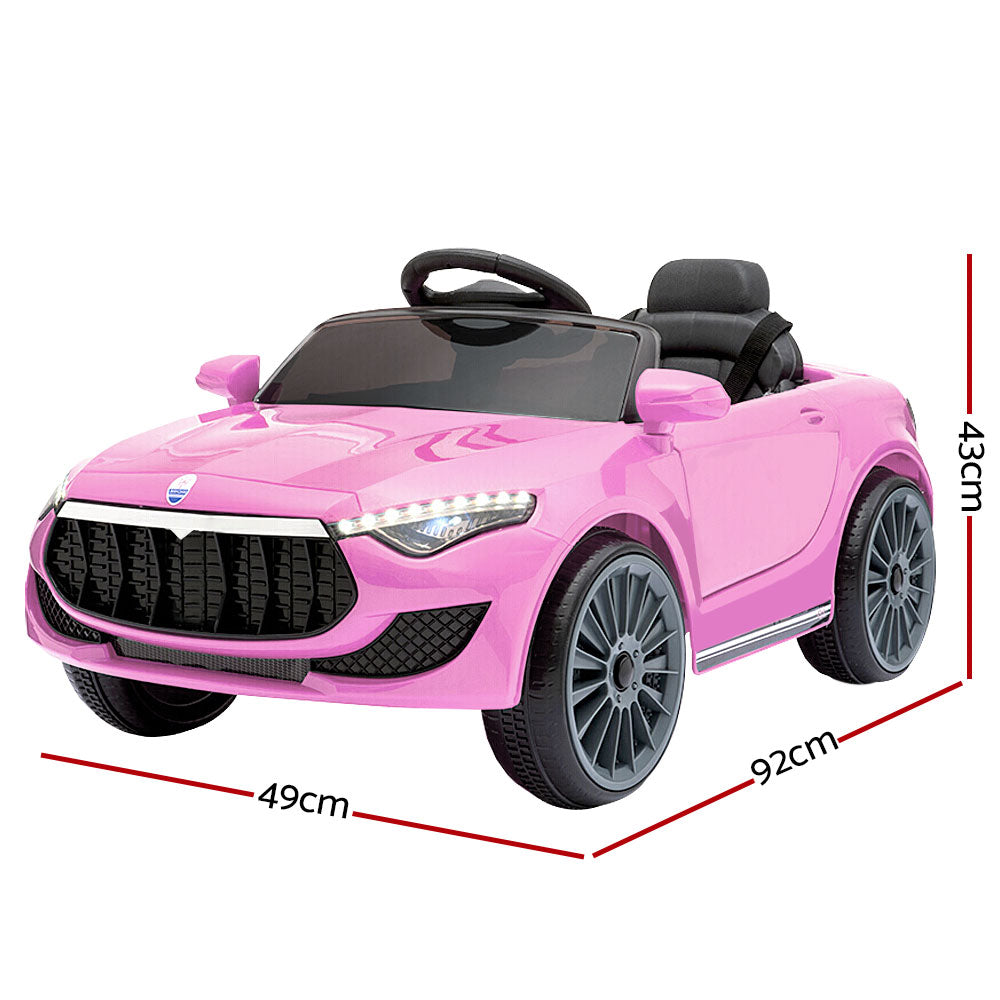 rigo-kids-ride-on-car-battery-electric-toy-remote-control-pink-cars-dual-motor