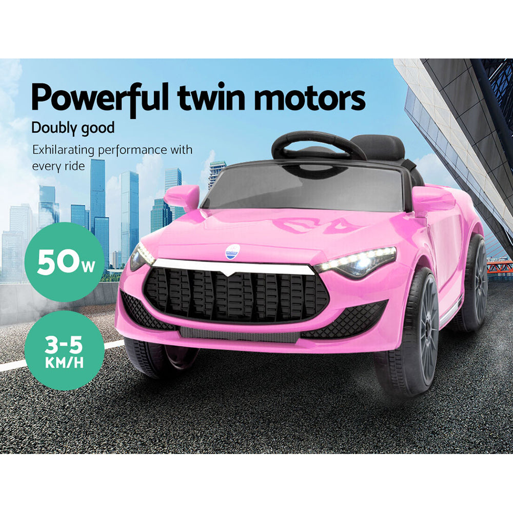 rigo-kids-ride-on-car-battery-electric-toy-remote-control-pink-cars-dual-motor