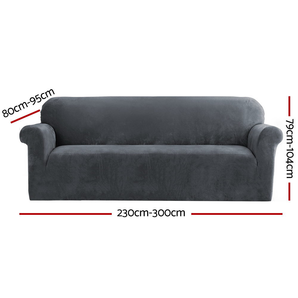 artiss-velvet-sofa-cover-plush-couch-cover-lounge-slipcover-4-seater-grey