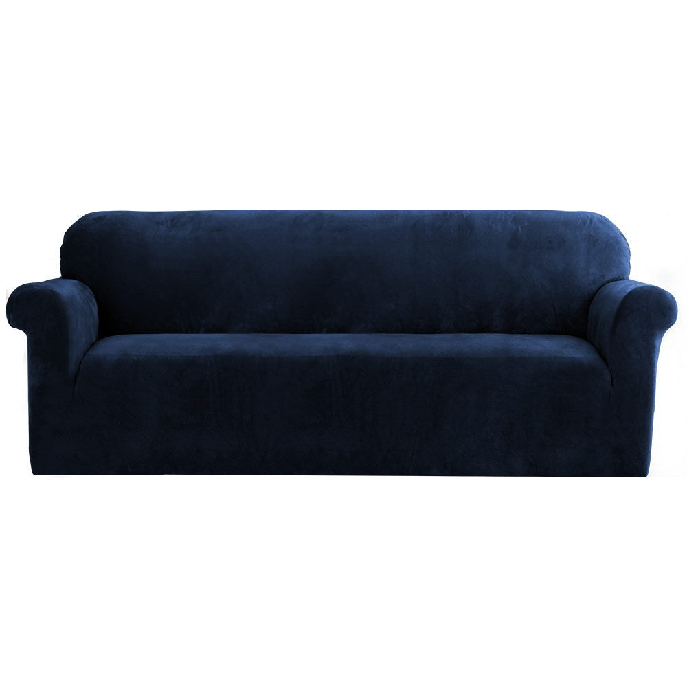 artiss-velvet-sofa-cover-plush-couch-cover-lounge-slipcover-4-seater-sapphire