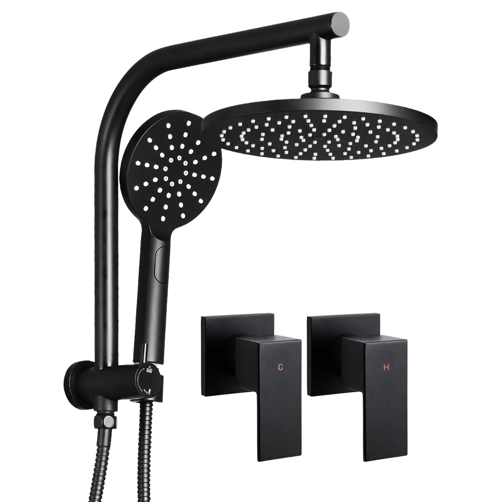 cefito-wels-9-rain-shower-head-taps-round-handheld-high-pressure-wall-black