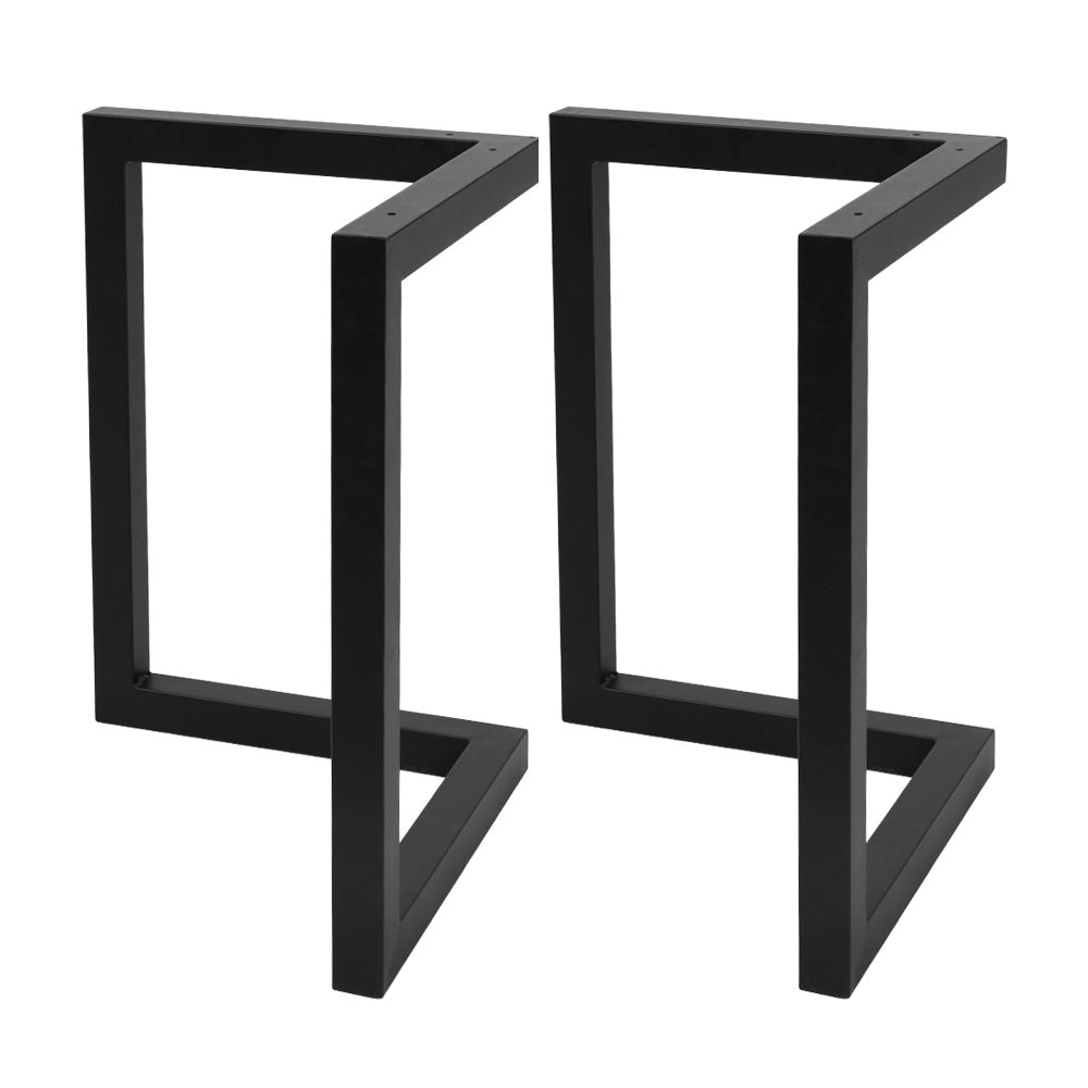 artiss-2x-coffee-dining-table-legs-steel-industrial-vintage-bench-metal-71cm