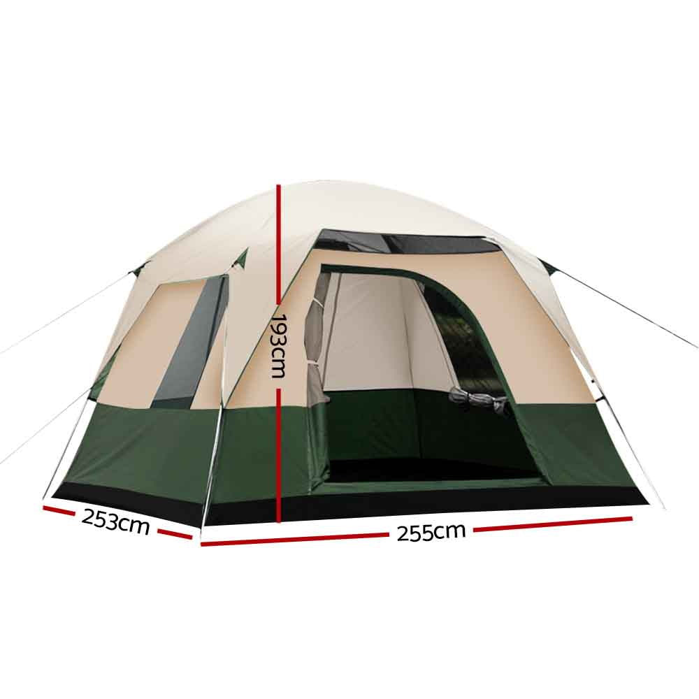 weisshorn-family-camping-tent-4-person-hiking-beach-tents-canvas-ripstop-green