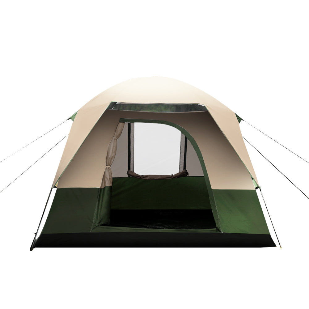 weisshorn-family-camping-tent-4-person-hiking-beach-tents-canvas-ripstop-green