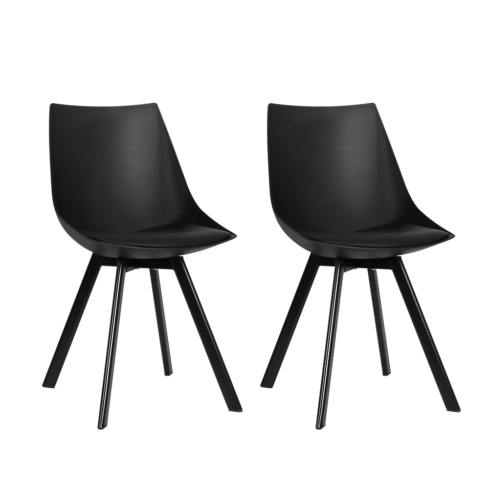 artiss-set-of-2-lylette-dining-chairs-cafe-chairs-pu-leather-padded-seat-black