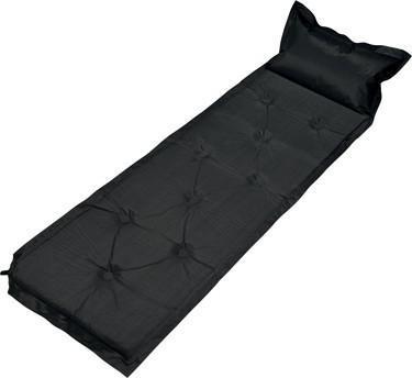 trailblazer-9-points-self-inflatable-polyester-air-mattress-with-pillow-black