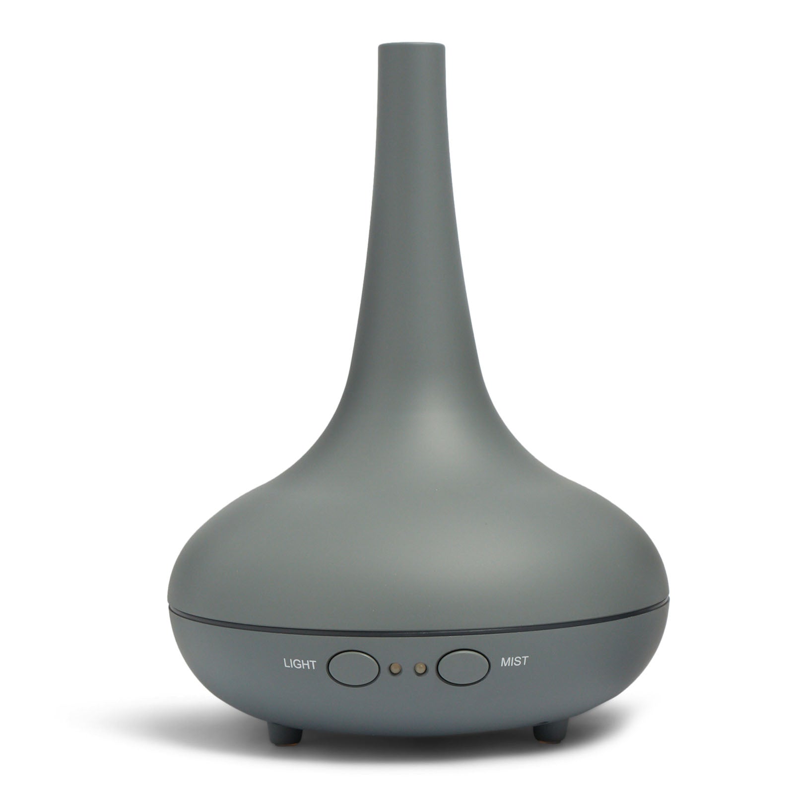 essential-oil-diffuser-ultrasonic-humidifier-aromatherapy-led-light-200ml-3-oils-matte-grey