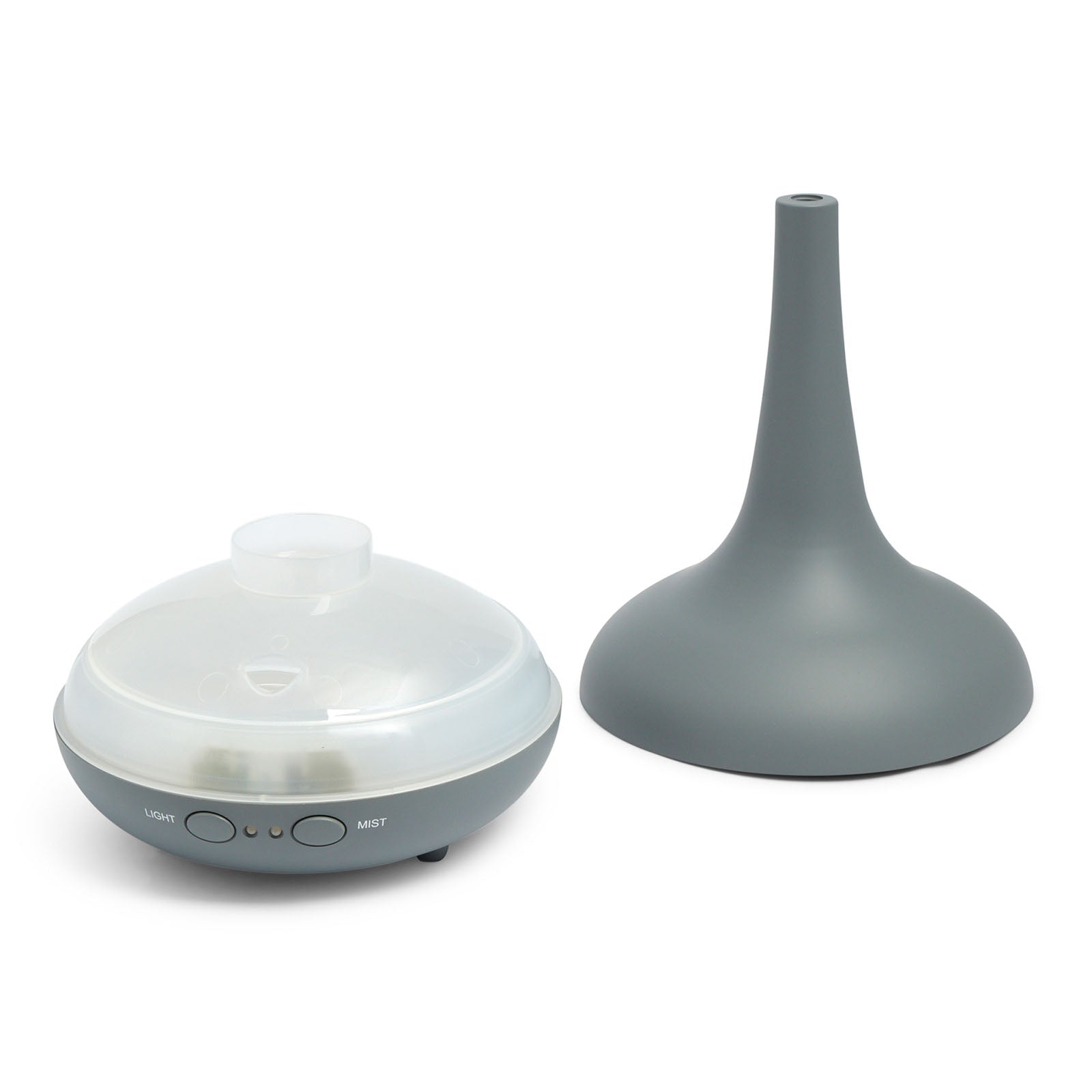 essential-oil-diffuser-ultrasonic-humidifier-aromatherapy-led-light-200ml-3-oils-matte-grey