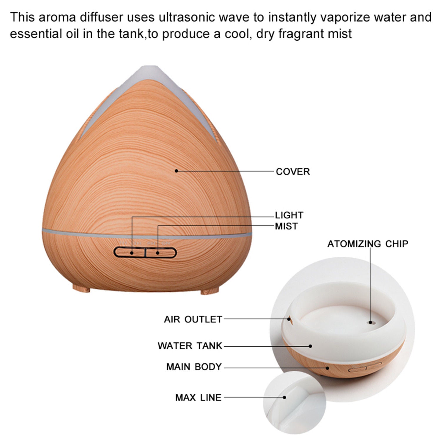 essential-oils-ultrasonic-aromatherapy-diffuser-air-humidifier-purify-400ml-light-wood