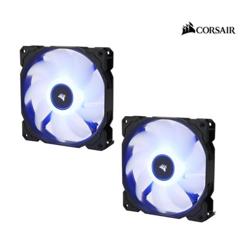 corsair-air-flow-140mm-fan-low-noise-edition-blue-led-3-pin-hydraulic-bearing-1-43mm-h2o-superior-cooling-performance-twin-pack