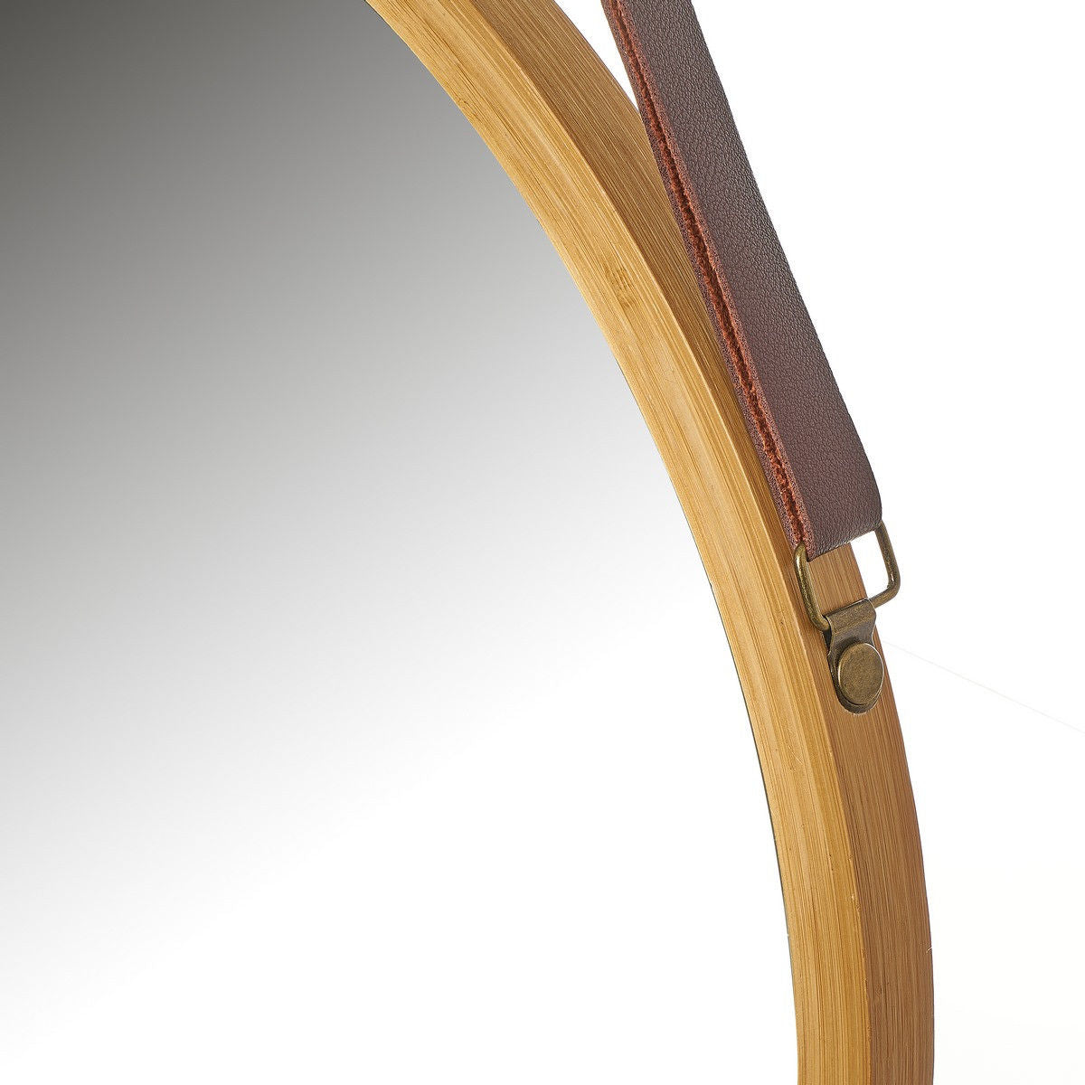 hanging-round-wall-mirror-38-cm-solid-bamboo-frame-and-adjustable-leather-strap-for-bathroom-and-bedroom