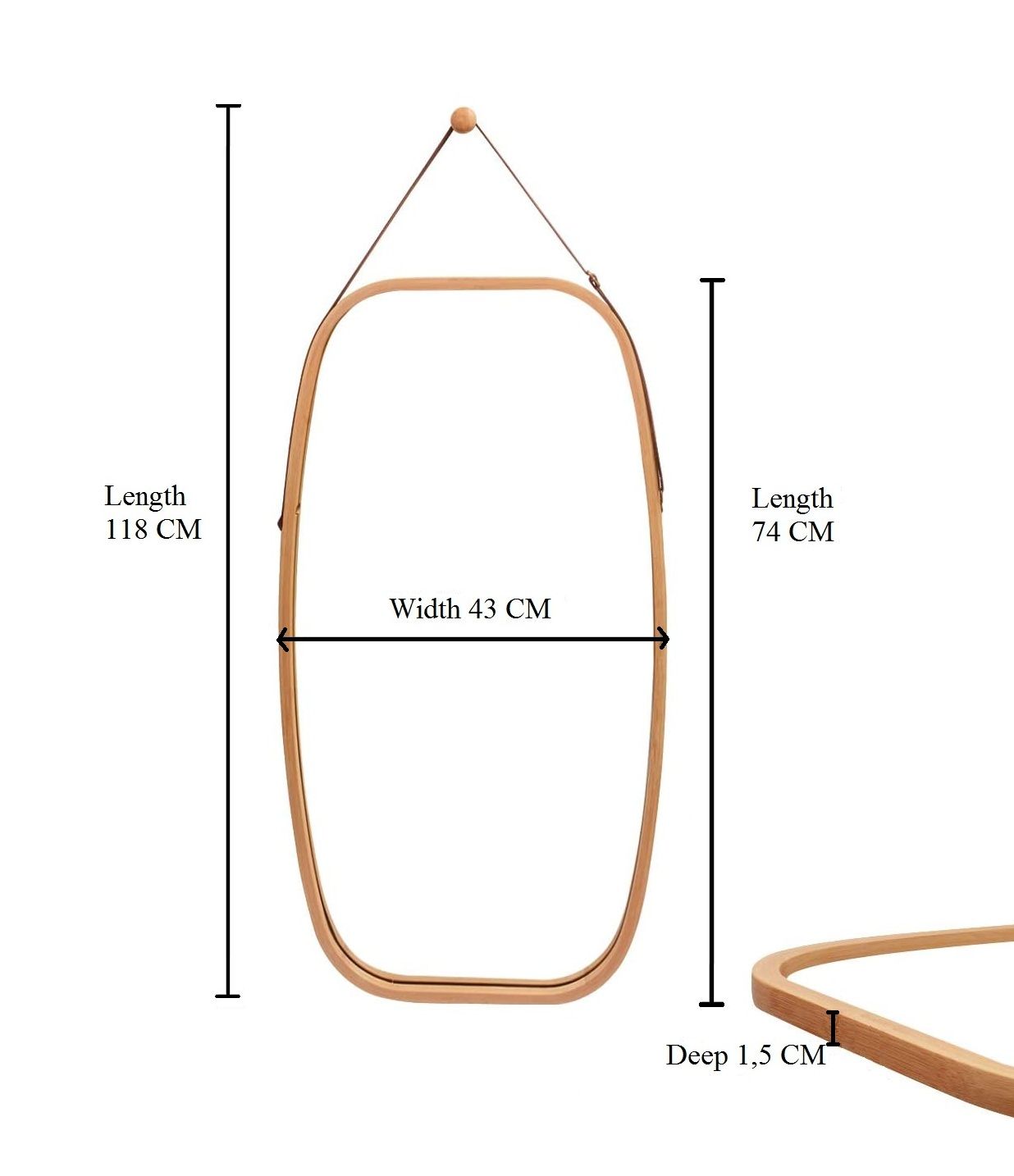 hanging-full-length-wall-mirror-solid-bamboo-frame-and-adjustable-leather-strap-for-bathroom-and-bedroom