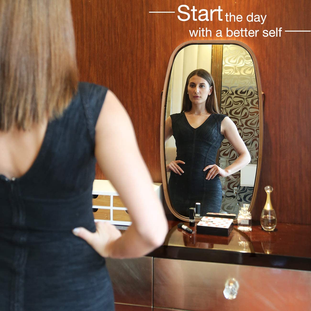 hanging-full-length-wall-mirror-solid-bamboo-frame-and-adjustable-leather-strap-for-bathroom-and-bedroom
