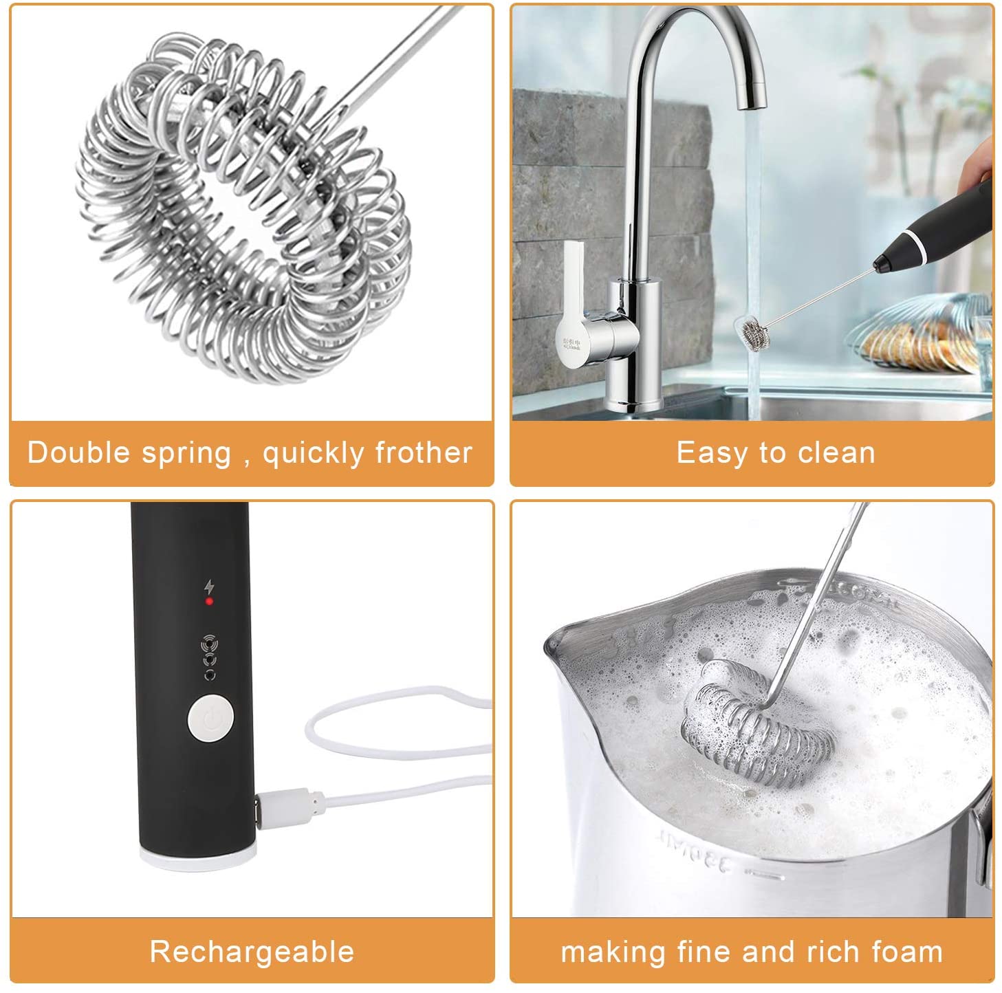 black-rechargeable-electric-milk-frother-handheld-3-speeds