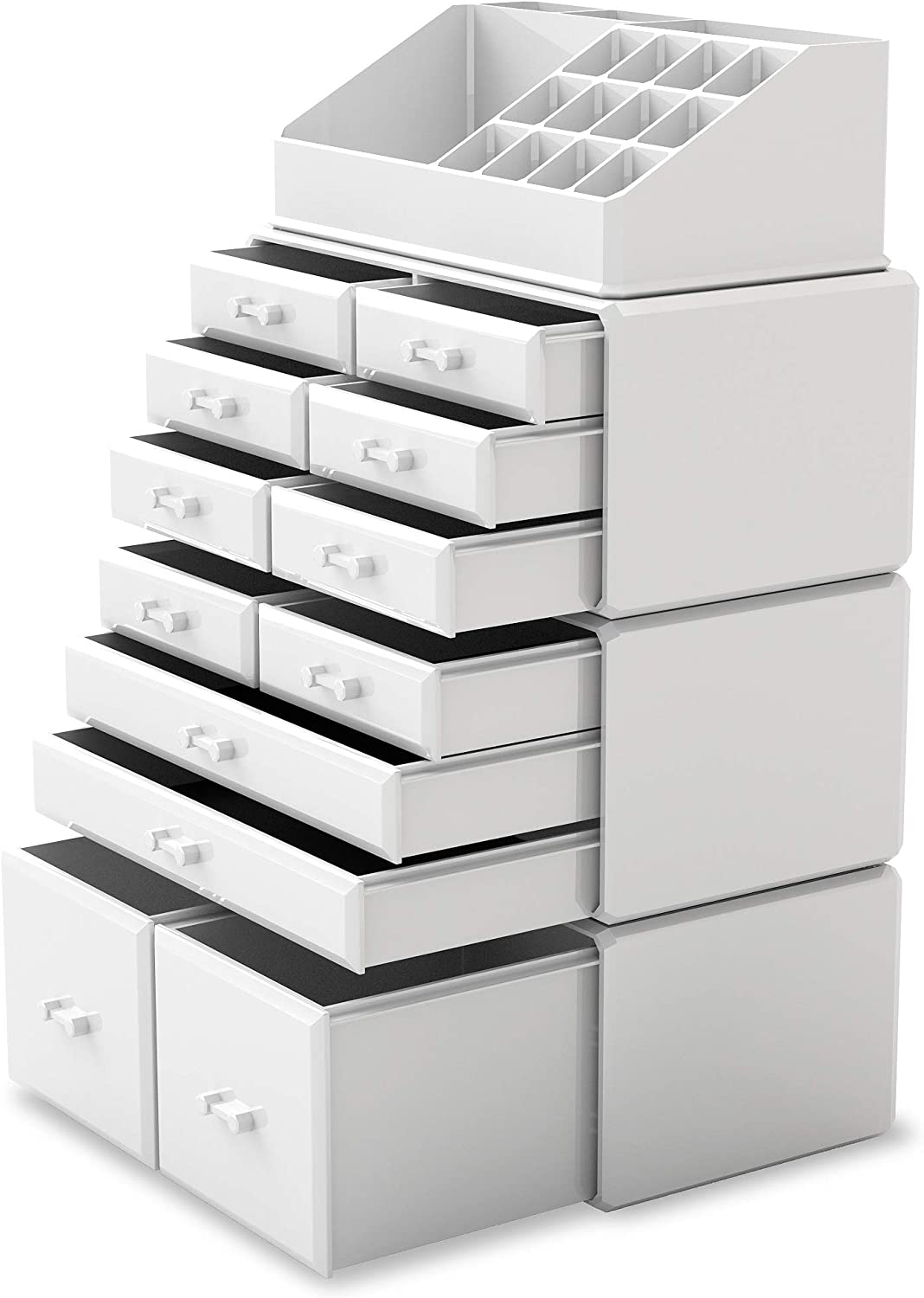 makeup-cosmetic-organizer-storage-with-12-drawers-display-boxes-white