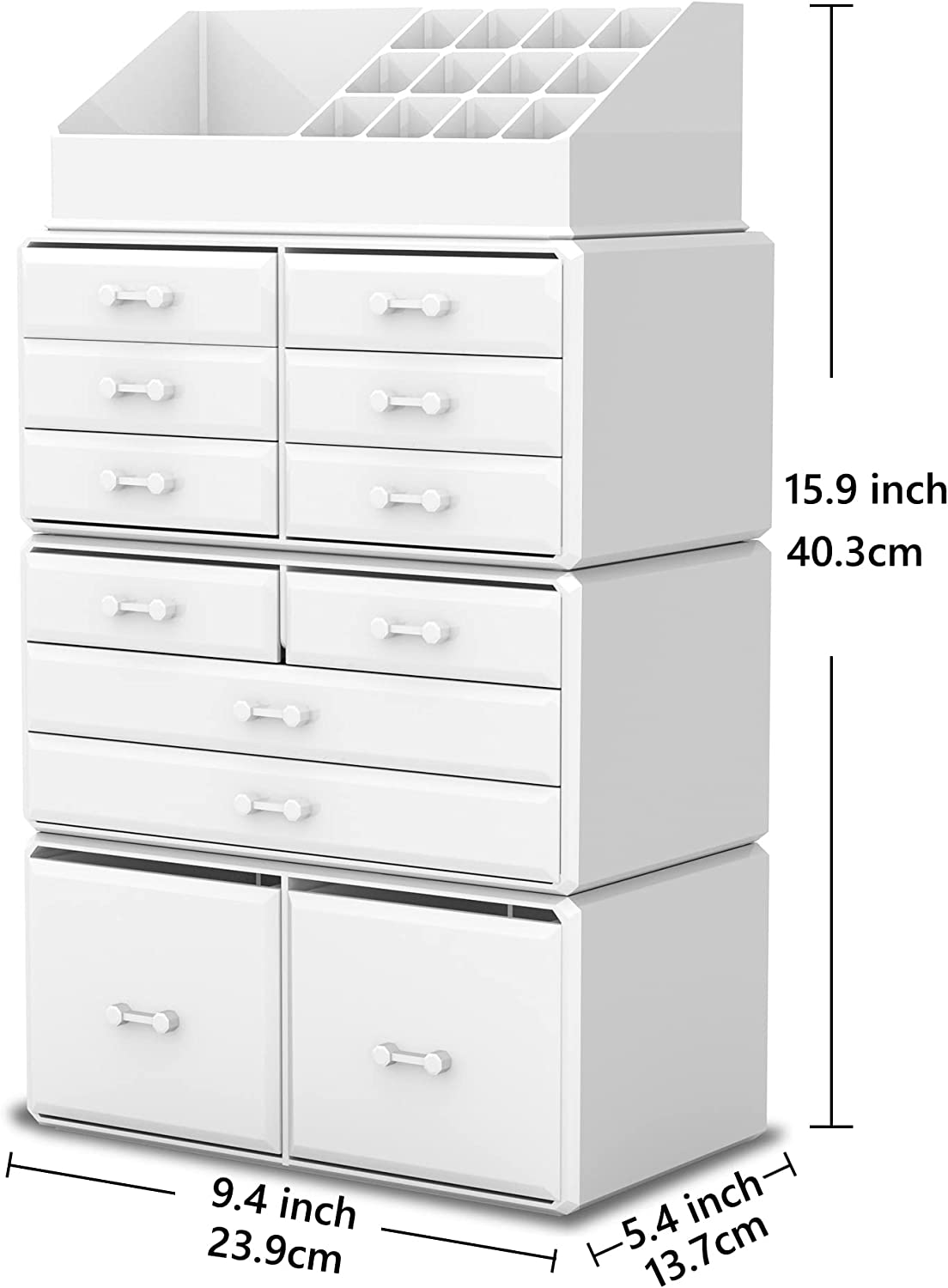 makeup-cosmetic-organizer-storage-with-12-drawers-display-boxes-white