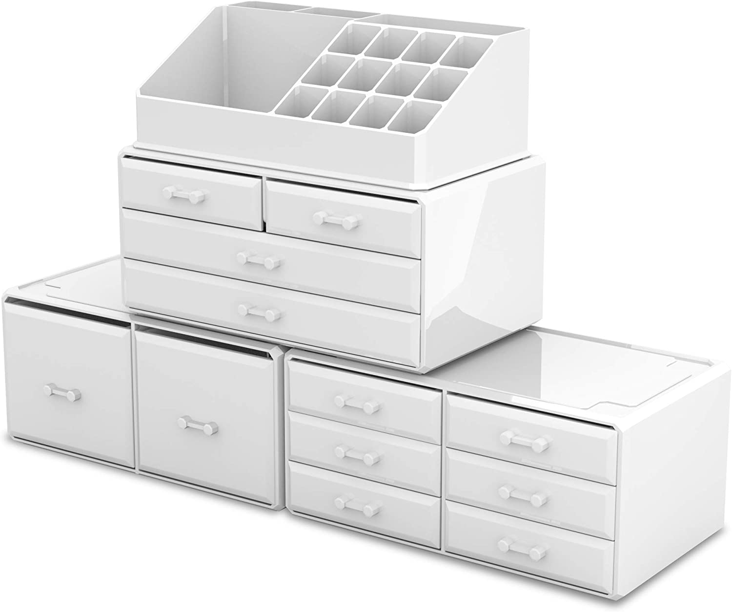 makeup-cosmetic-organizer-storage-with-12-drawers-display-boxes-white