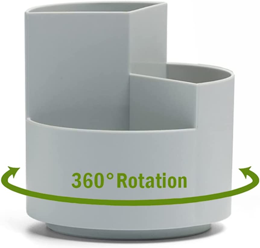 360-degree-rotating-multi-functional-pen-holder-with-3-separate-layer-for-office-desk-organiser-grey