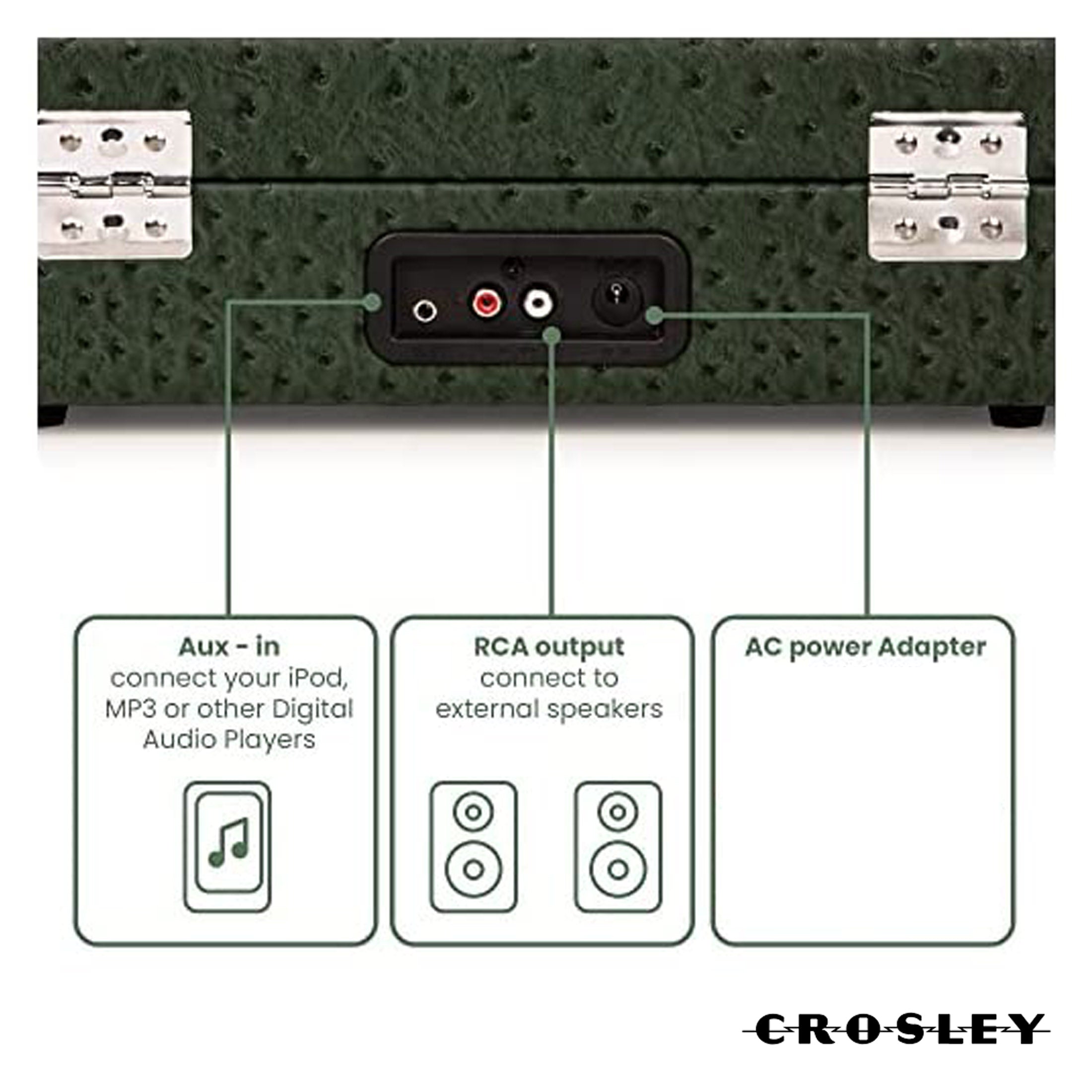 crosley-cruiser-plus-bluetooth-turntable-3-speed-ostrich-green