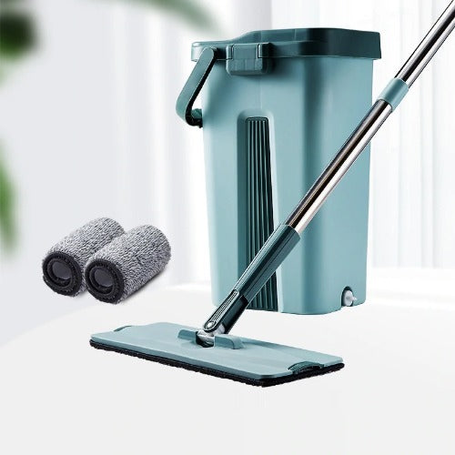 wet-dry-flat-mop-and-bucket-floor-cleaner-set-with-2-pads