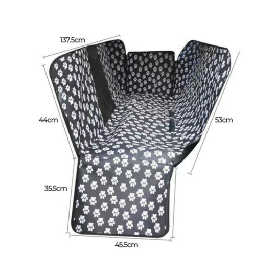 waterproof-pet-car-seat-cover-hammock-black-with-mesh-window