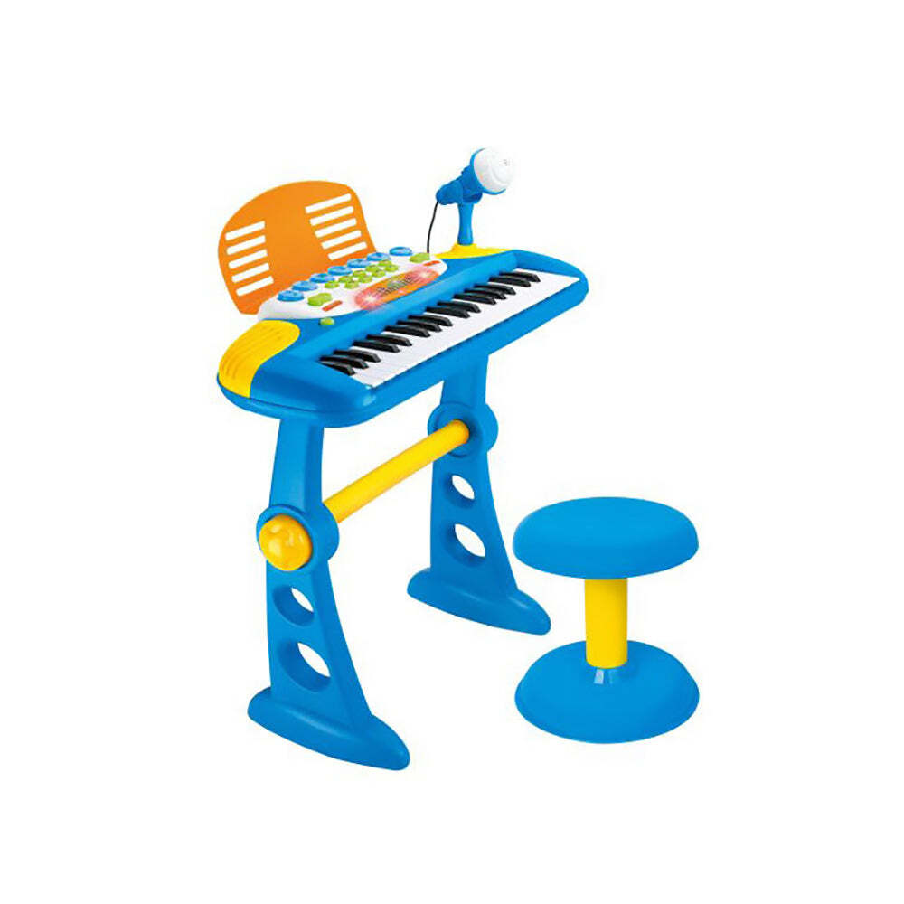 Children's Electronic Keyboard with Stand (Blue)