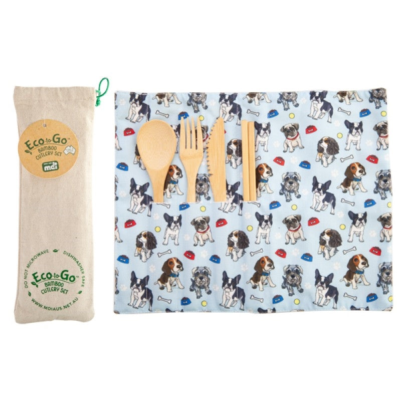 dogs-eco-to-go-bamboo-cutlery-set